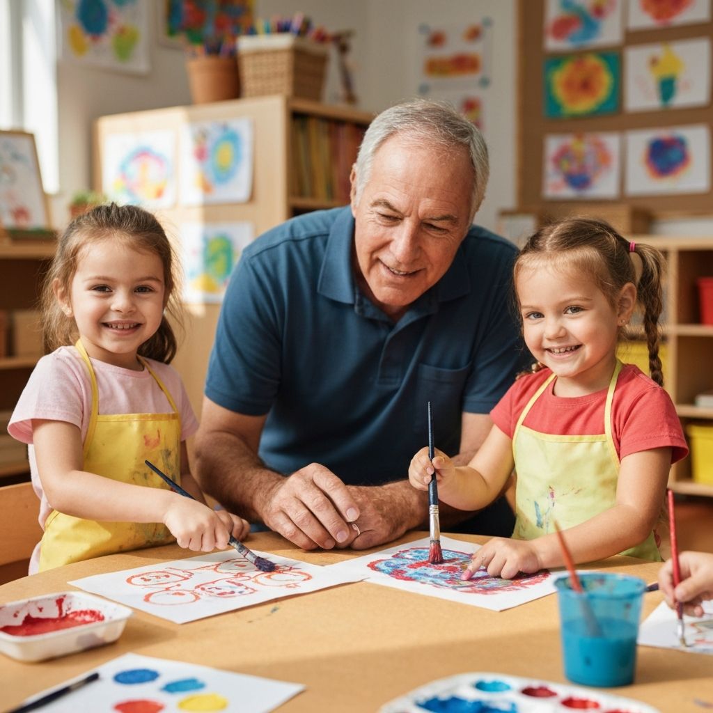 Children enjoying art and craft activities at Kidzee Maduravoyal